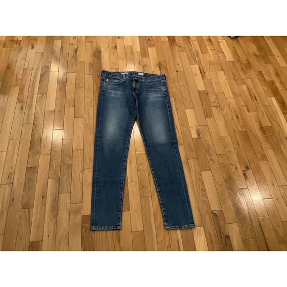 AG Adriano Goldschmied Jeans Womens 29R Blue Denim The Nikki Relaxed Skinny - Picture 1 of 7